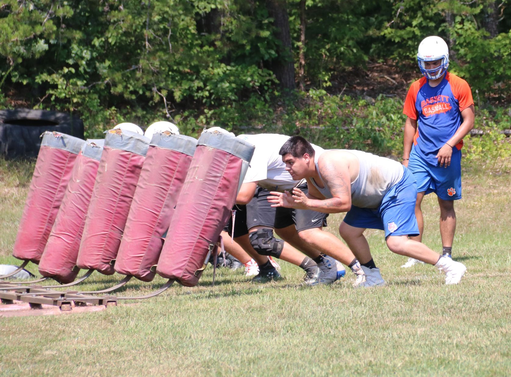 First day of Bassett football practice